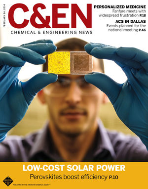 C&EN Cover Story - Perovskite Solar Cells
